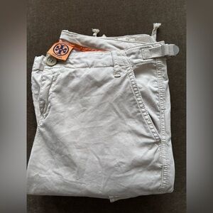 Tory Burch Cream Cargo Pants